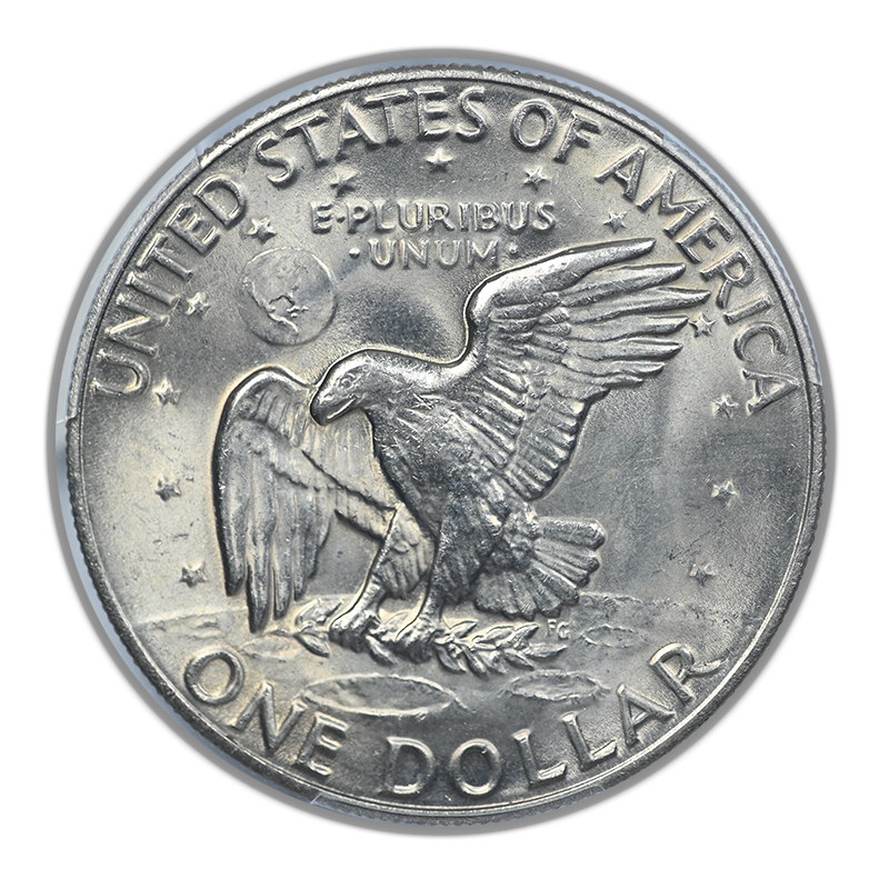 1978 Clad Eisenhower Ike Dollar $1 PCGS MS65