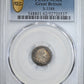 1682 Great Britain 2D Two Pence PCGS MS62 S-3388 - TONED!