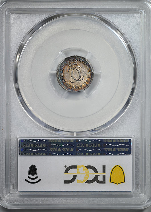 1682 Great Britain 2D Two Pence PCGS MS62 S-3388 - TONED!