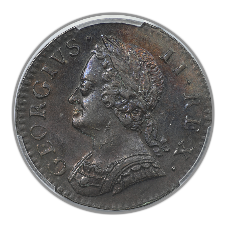 1754 Great Britain 1/4D Farthing PCGS MS62BN S-3722