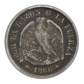1866-So Chile 20C Centavos PCGS XF40