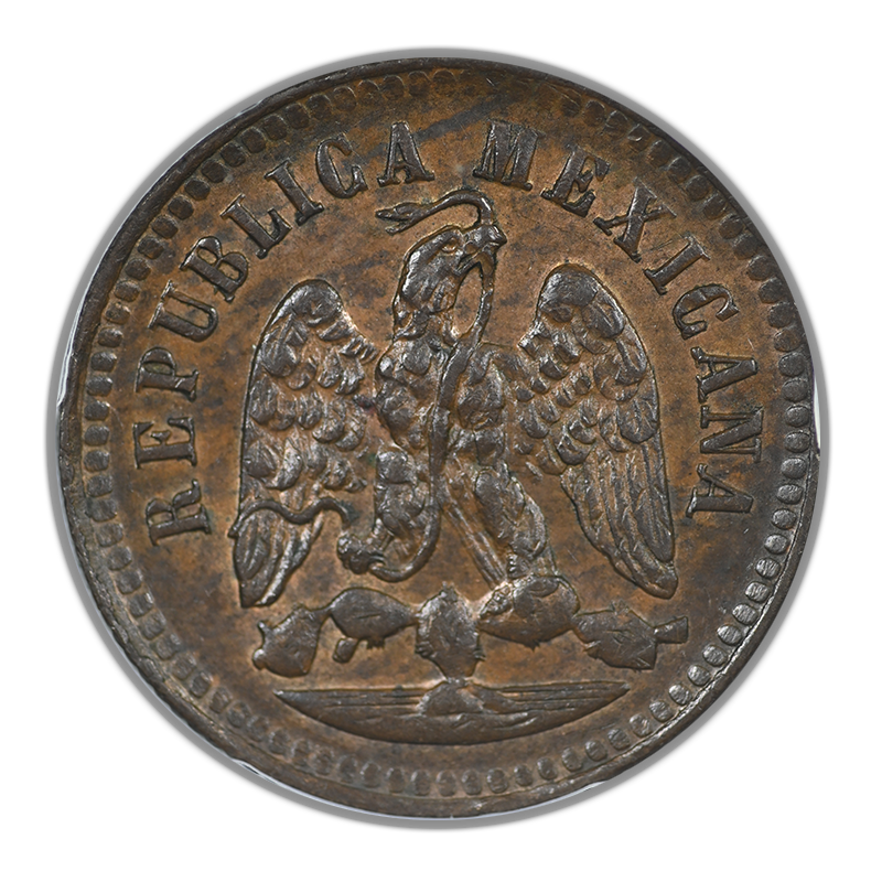 1889-Mo Mexico 1C Centavo PCGS MS63BN