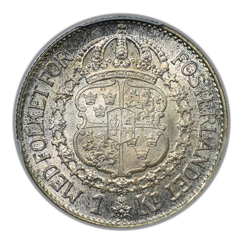 1930-G Sweden Krona PCGS MS65