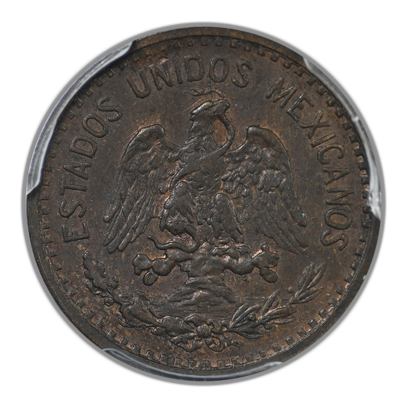 1906-Mo Mexico 1C Centavo PCGS MS62BN - Narrow Date