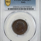 1926-R Italy 10C Centesimi Honeybee on Flower PCGS MS62BN - TONED!