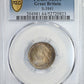 1901 Great Britain 6D Pence Sixpence PCGS MS64 S-3941 - TONED!