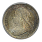 1901 Great Britain 6D Pence Sixpence PCGS MS64 S-3941 - TONED!