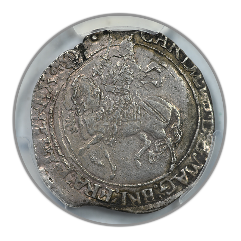 (1641-43) Great Britain 1/2C Half Crown PCGS XF45 S-2779 Triangle in Circle