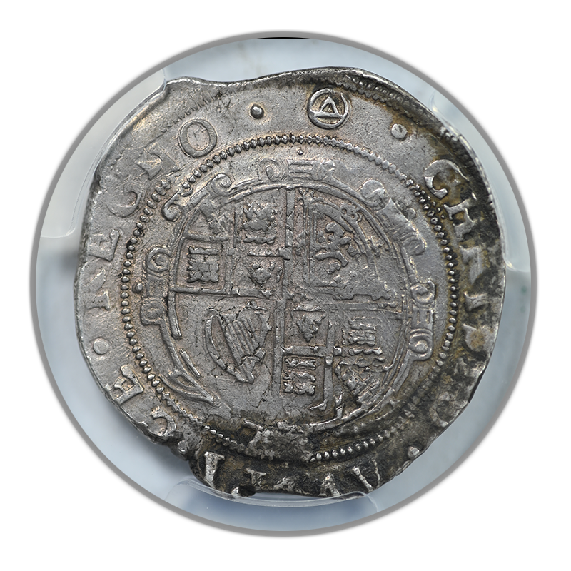 (1641-43) Great Britain 1/2C Half Crown PCGS XF45 S-2779 Triangle in Circle