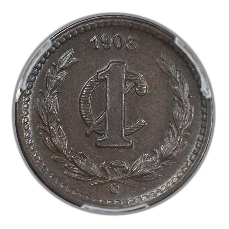 1903-C Mexico 1C Centavo PCGS MS63BN KM-394