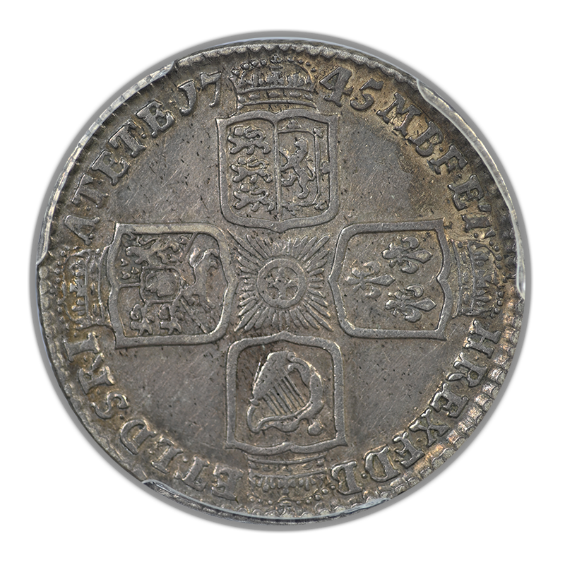 1745 Great Britain Shilling PCGS XF45 S-3703 LIMA