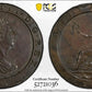 1797 Great Britain 1D Penny PCGS AU55 S-3777 10 Leaves