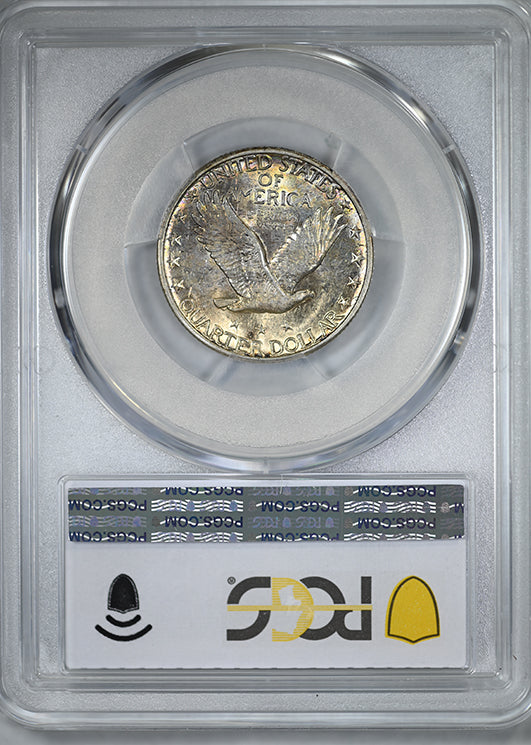 1930-S Standing Liberty Quarter 25C PCGS AU58 - TONED!