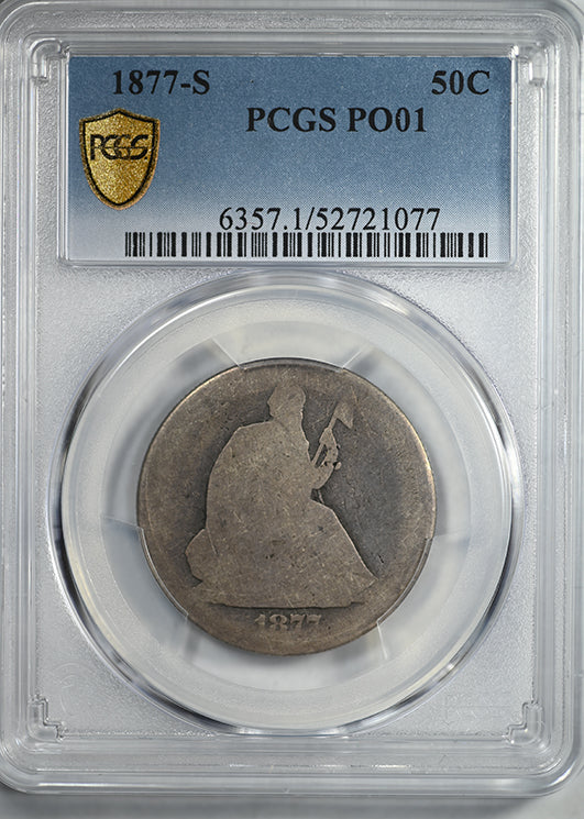 1877-S Liberty Seated Half Dollar 50C PCGS PO01 - Lowball