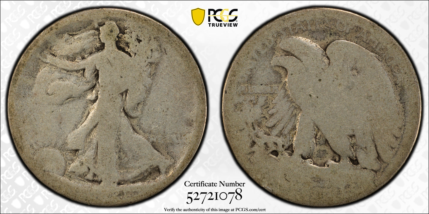 1921 Walking Liberty Half Dollar 50C PCGS PO01 CAC - Lowball