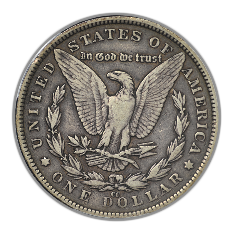1882-CC Morgan Dollar $1 PCGS VF25