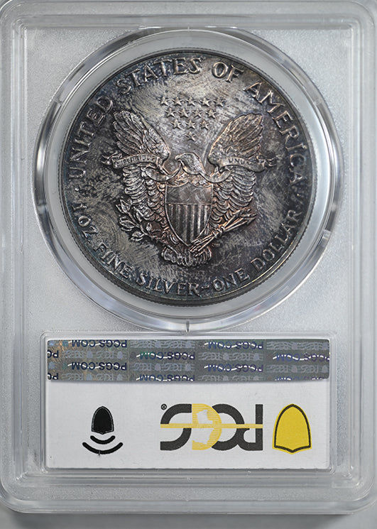 1986 American Silver Eagle $1 PCGS MS67 - TONED!