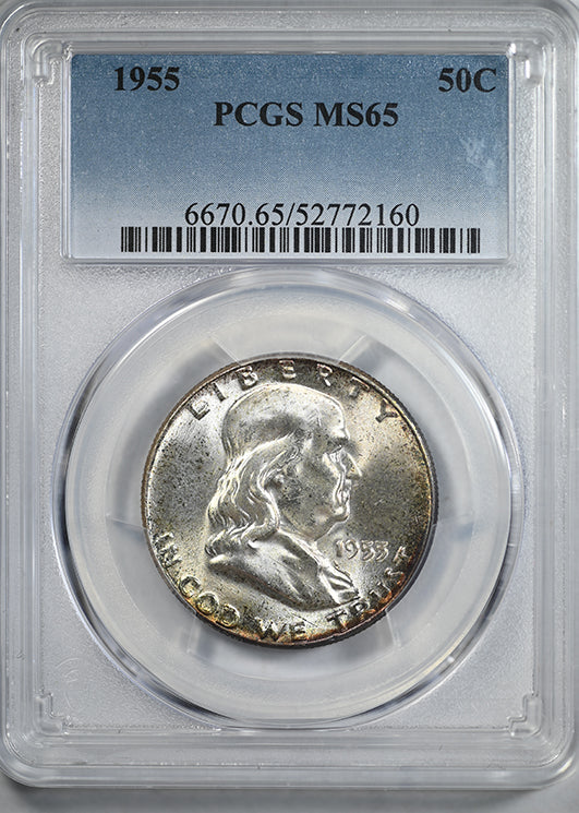 1955 Franklin Half Dollar 50C PCGS MS65 - Bugs Bunny