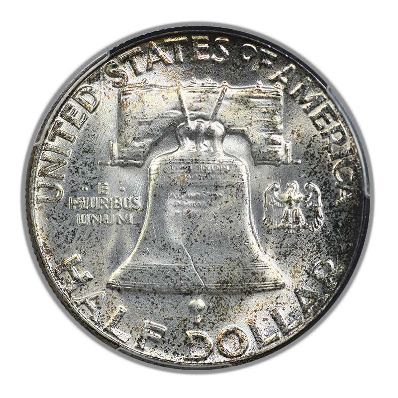 1955 Franklin Half Dollar 50C PCGS MS65 - Bugs Bunny