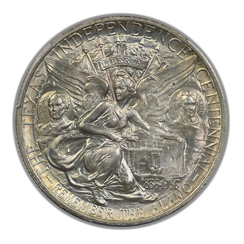 1938 Texas Classic Commemorative Half Dollar 50C PCGS MS65 CAC