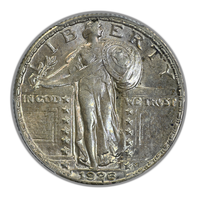 1926 Standing Liberty Quarter 25C PCGS AU58 CAC