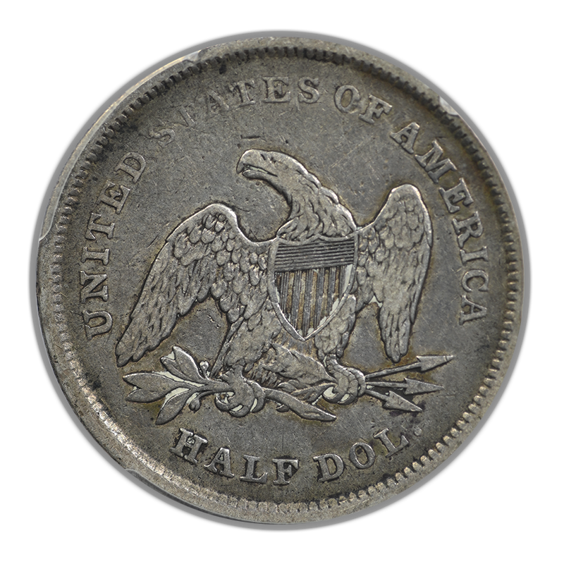 1839 Liberty Seated Half Dollar 50C PCGS VF30 - Drapery