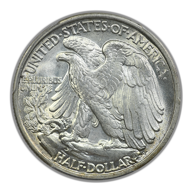 1935 Walking Liberty Half Dollar 50C PCGS MS65