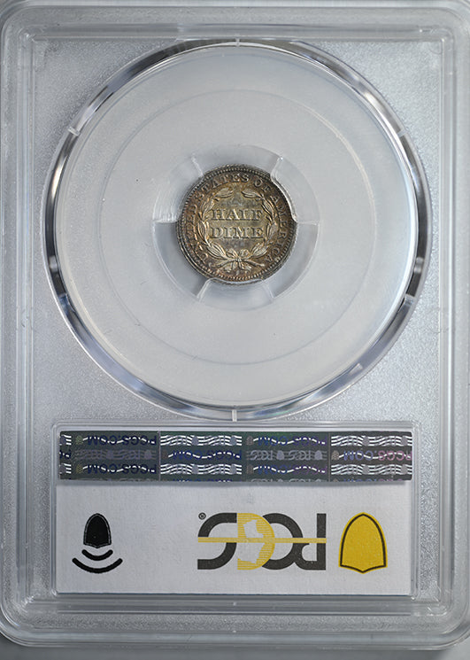 1845 Liberty Seated Half Dime H10C PCGS MS63 CAC