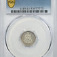1862 Proof Liberty Seated Half Dime H10C PCGS PR61