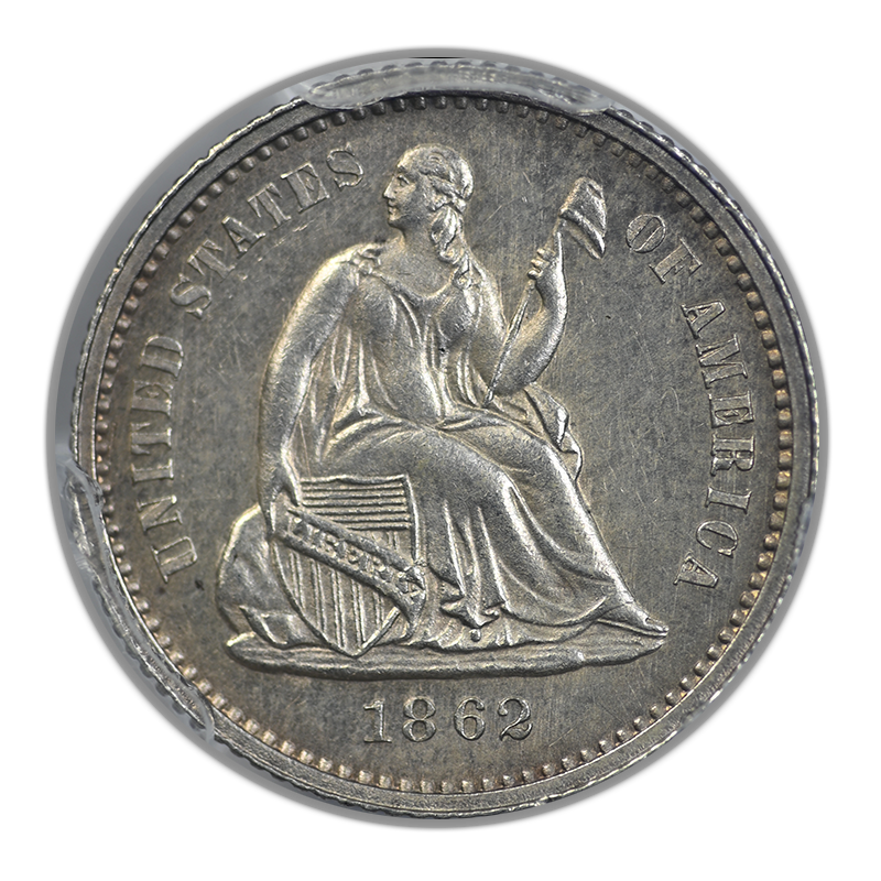 1862 Proof Liberty Seated Half Dime H10C PCGS PR61