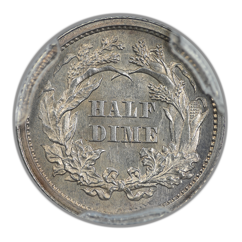 1862 Proof Liberty Seated Half Dime H10C PCGS PR61