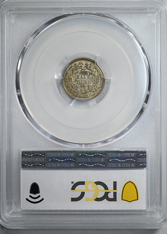 1871-S Liberty Seated Half Dime H10C PCGS AU58 CAC