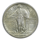 1917-D Type 1 Standing Liberty Quarter 25C PCGS AU55FH CAC - Full Head