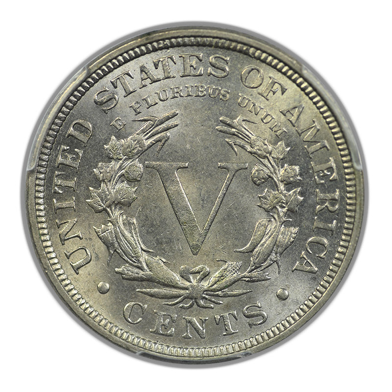1910 Liberty V-Nickel 5C PCGS MS63