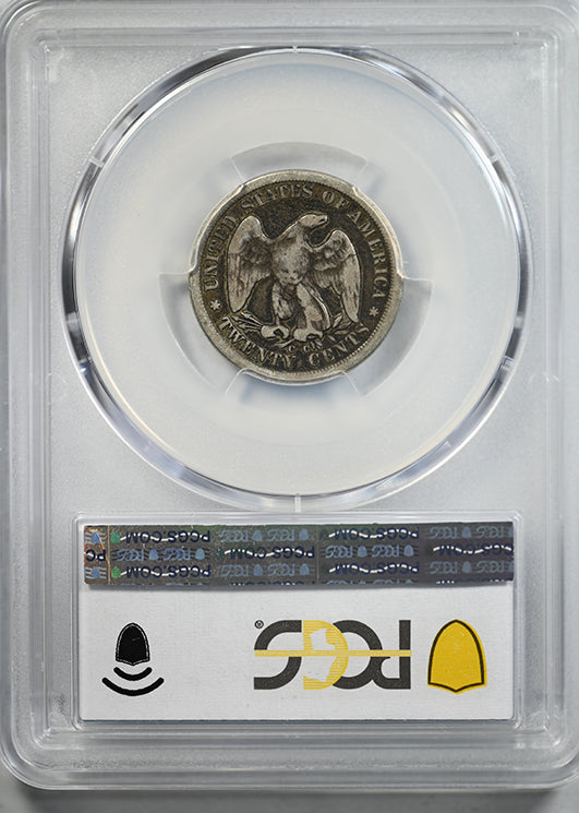 1875-CC Twenty Cent Piece 20C PCGS VG08 CAC