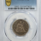 1876-CC Liberty Seated Quarter 25C PCGS F12