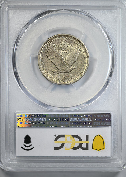 1918 Standing Liberty Quarter 25C PCGS AU53