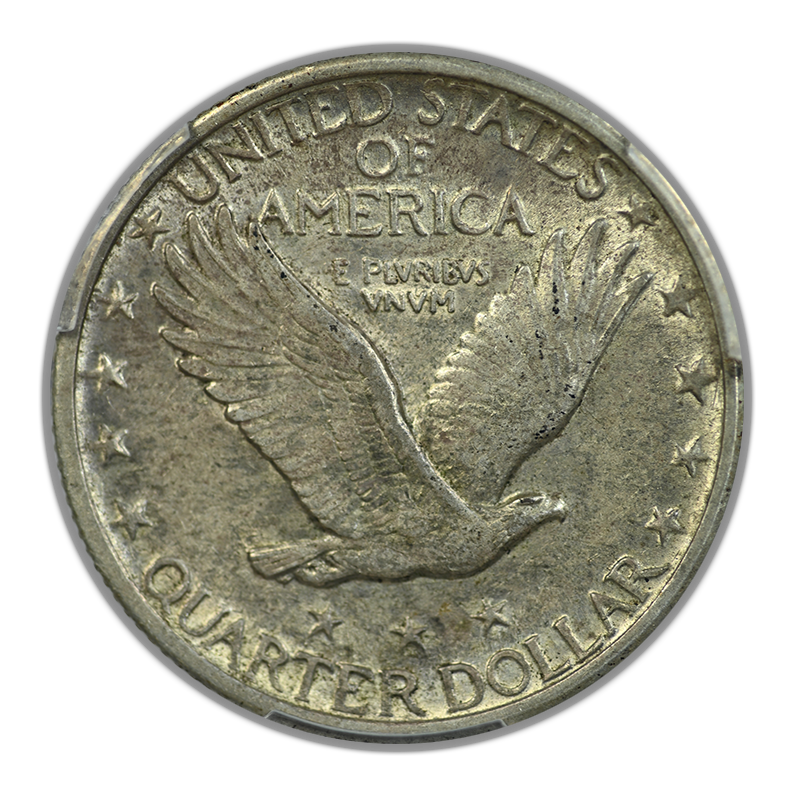 1918 Standing Liberty Quarter 25C PCGS AU53