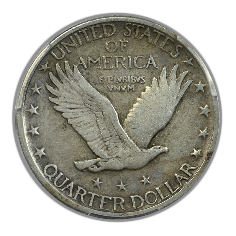 1920-D Standing Liberty Quarter 25C PCGS VF30