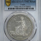1880 Proof Trade Dollar T$1 PCGS PR Genuine UNC Detail