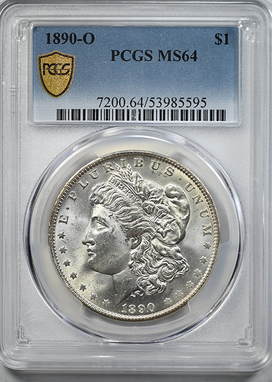 1890-O Morgan Dollar $1 PCGS MS64