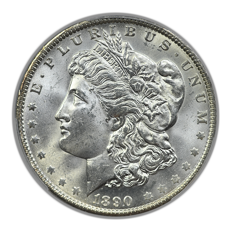 1890-O Morgan Dollar $1 PCGS MS64