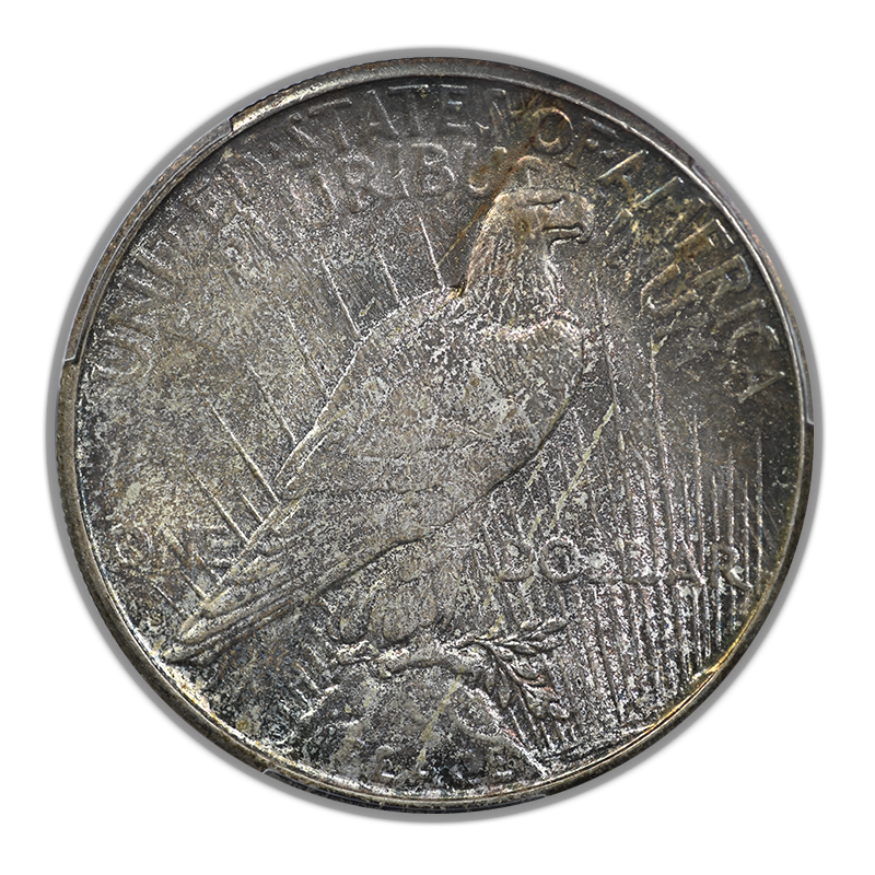 1925-S Peace Dollar $1 PCGS MS62 - TONED!