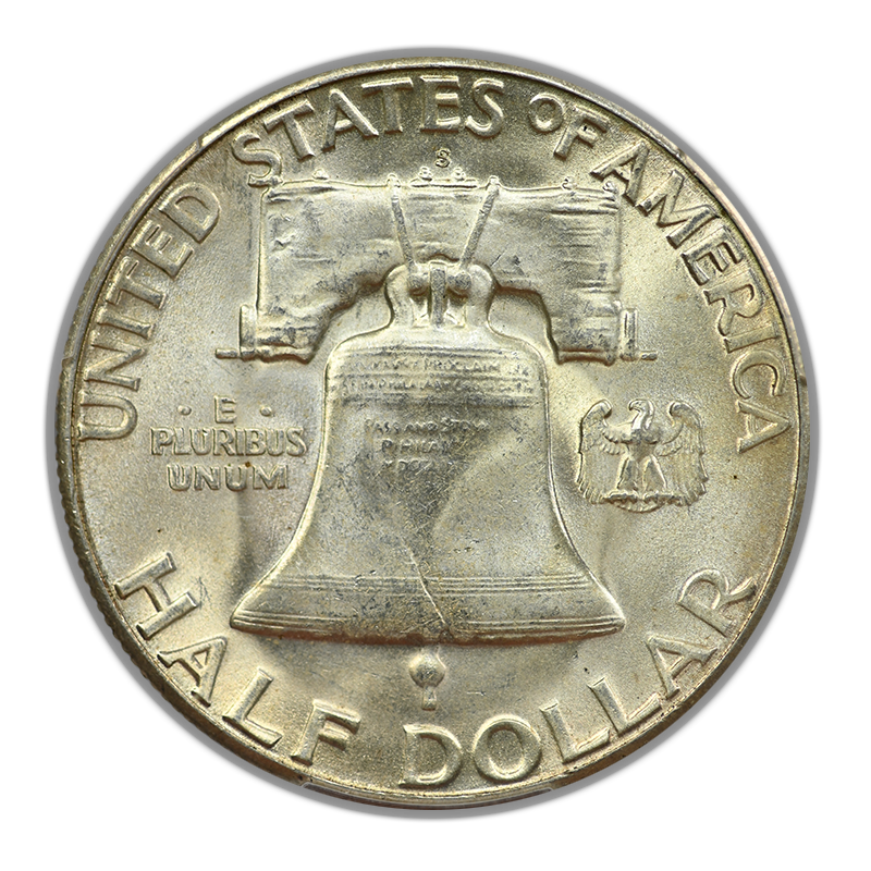 1953-S Franklin Half Dollar 50C PCGS MS65