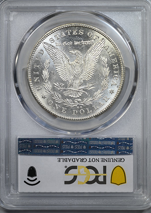 1878-CC Morgan Dollar $1 PCGS Genuine UNC Detail - TOP 100 VAM 6, Doubled Leaves