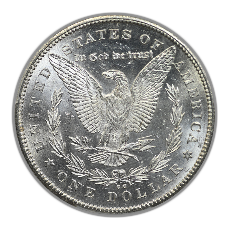 1878-CC Morgan Dollar $1 PCGS Genuine UNC Detail - TOP 100 VAM 6, Doubled Leaves