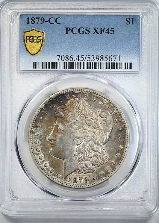 1879-CC Morgan Dollar $1 PCGS XF45