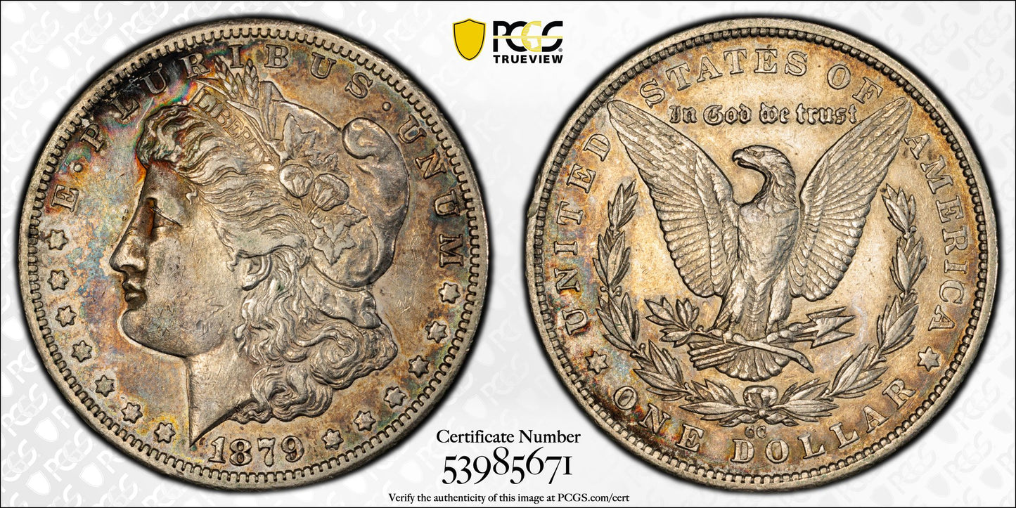 1879-CC Morgan Dollar $1 PCGS XF45