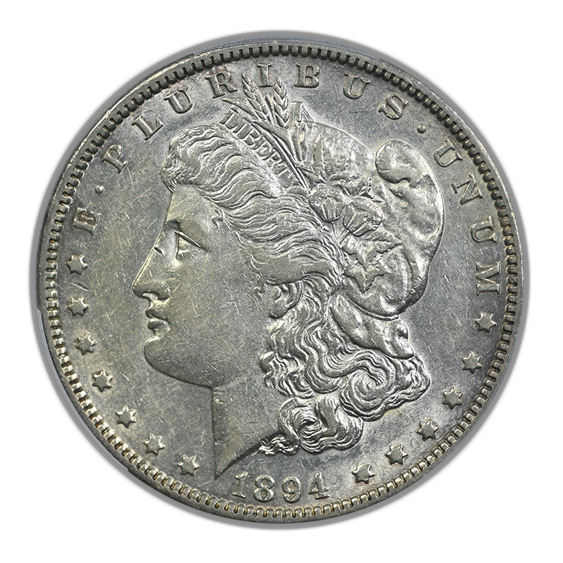 1894 Morgan Dollar $1 PCGS AU50