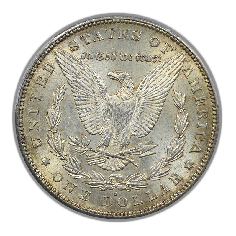 1894-S Morgan Dollar $1 PCGS AU58+ CAC